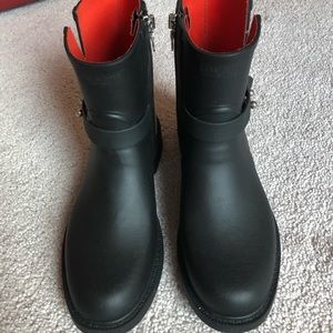 Rag & Bone rubber moto rain boots size 7